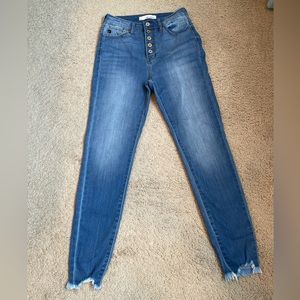 Kancan Skinny Button Up Jeans, size 26 (5)